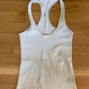 Lululemon White Tank Top